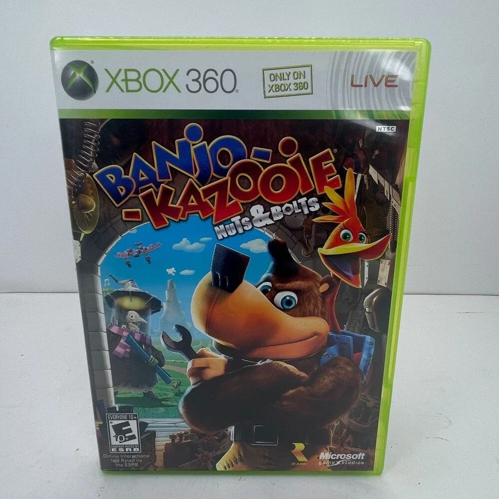 Banjo-Kazooie: Nuts & Bolts 360 (Xbox 360, 2008) Complete W/ Manual